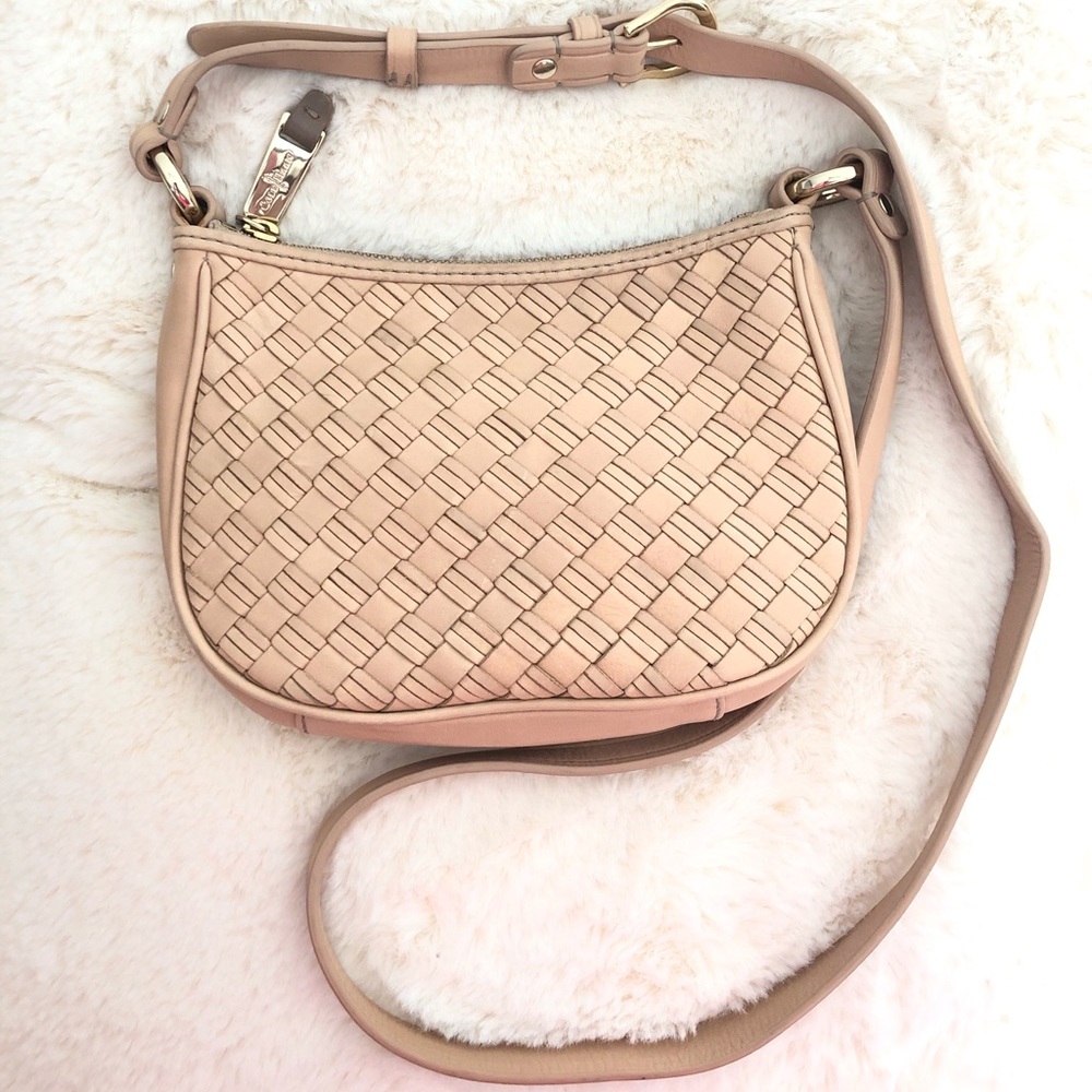 Cole Haan ‘Simona’ woven leather crossbody